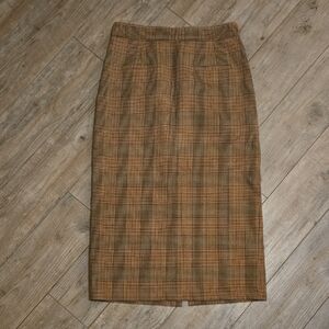 Liz Claiborne Plaid Pencil Skirt
